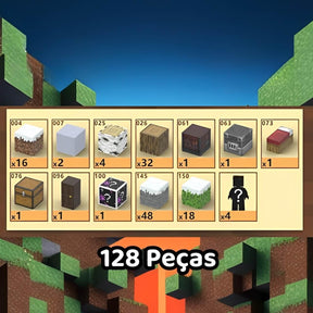 Blocos Magnéticos Minecraft - Refúgio de Inverno - Buumbaa