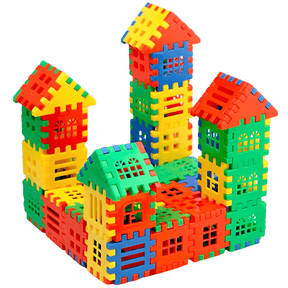 Blocos de Montar Montessori - Imagine monte e  Crie-BuumBaa