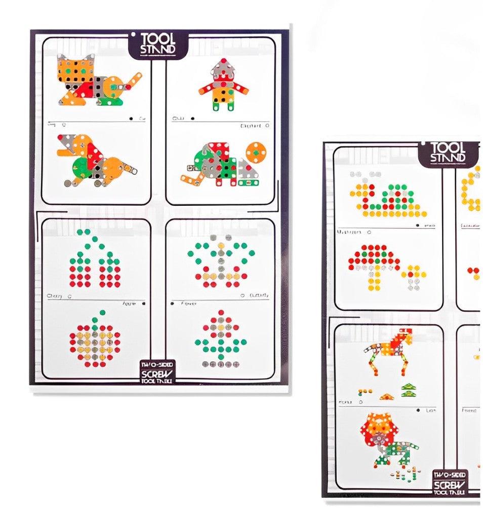 Kit de ferramentas criativas Magic Montessori - 204 peças