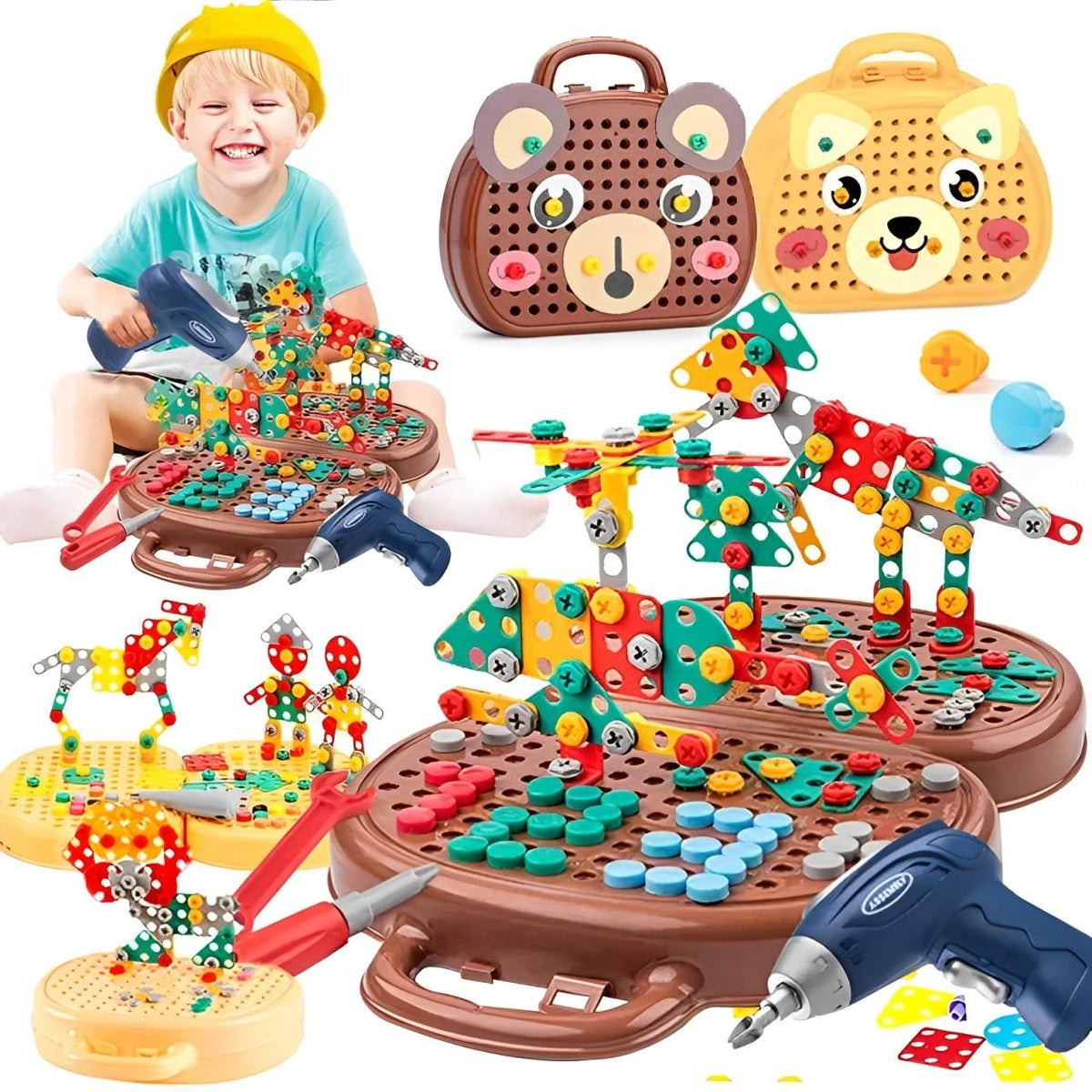 Kit de ferramentas criativas Magic Montessori - 204 peças